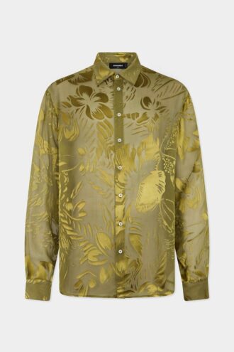 Camicia trasparente Dancing Flowers