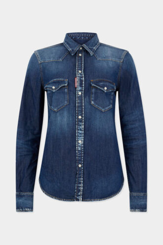 Camicia western basic con lavaggio Perfecto
