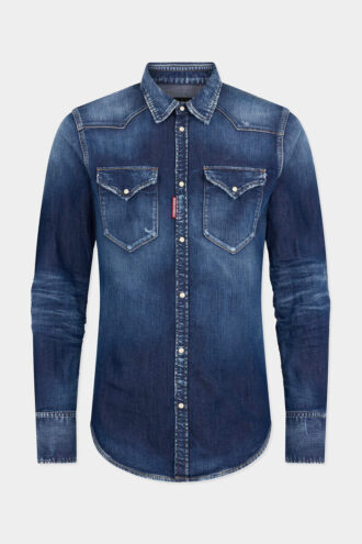 Camicia western classica con lavaggio Perfecto Camicia western classica con lavaggio Perfecto