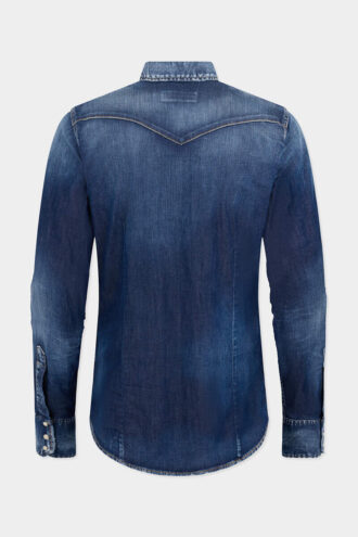 Camicia western classica con lavaggio Perfecto Camicia western classica con lavaggio Perfecto
