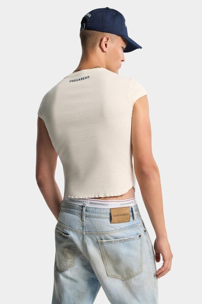 Camicie vintage con maniche ad aletta e effetto slavato