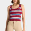 Canotta in maglia a righe Canotta in maglia a righe