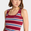 Canotta in maglia a righe Canotta in maglia a righe