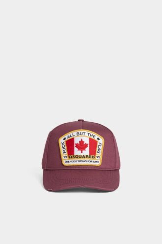 Cappellino da baseball con bandiera canadese