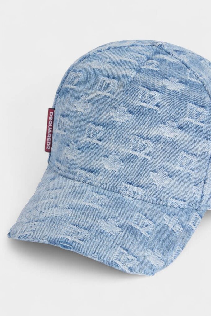 Cappellino da baseball con monogramma D2 Cappellino da baseball con monogramma D2