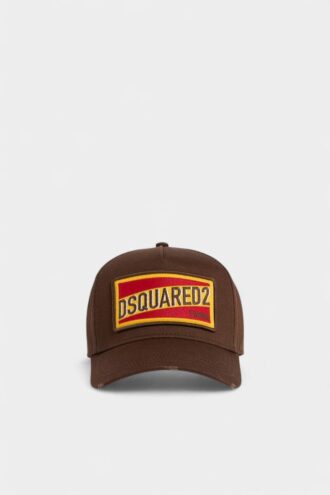 Cappellino da baseball con toppa con logo Dsquared2