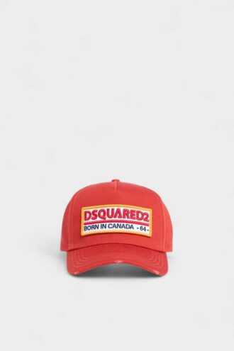 Cappellino da baseball con toppa con logo Dsquared2