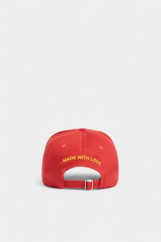 Cappellino da baseball con toppa con logo Dsquared2
