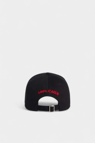 Cappellino da baseball con toppa con logo Dsquared2