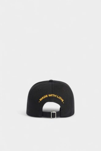 Cappellino da baseball con toppa con logo Dsquared2