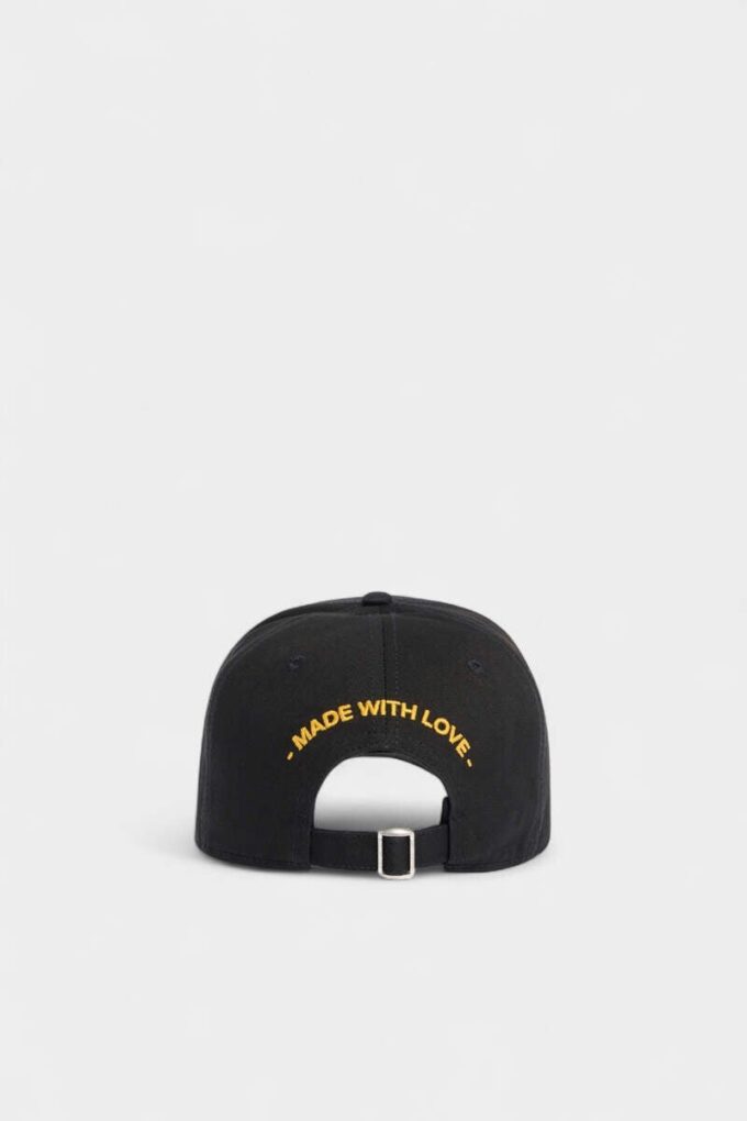 Cappellino da baseball con toppa con logo Dsquared2 Cappellino da baseball con toppa con logo Dsquared2