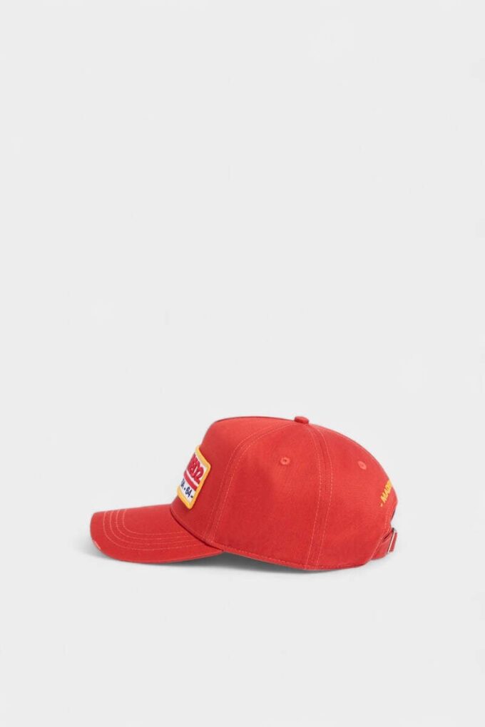 Cappellino da baseball con toppa con logo Dsquared2 Cappellino da baseball con toppa con logo Dsquared2