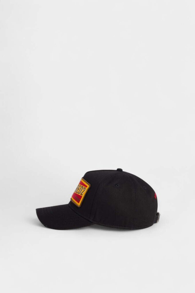 Cappellino da baseball con toppa con logo Dsquared2 Cappellino da baseball con toppa con logo Dsquared2
