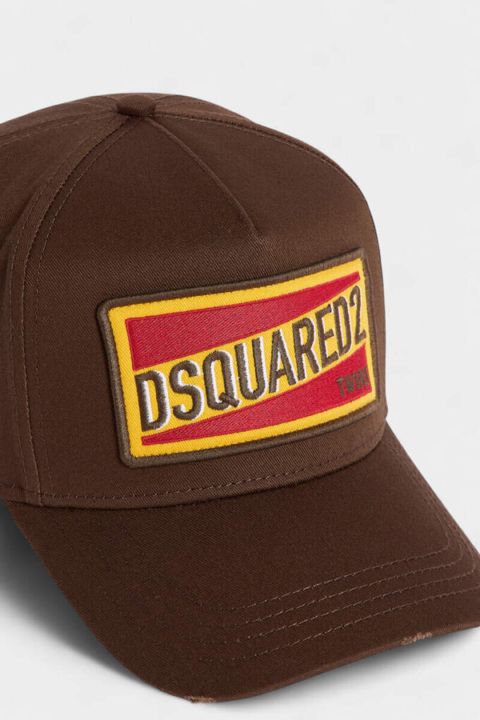 Cappellino da baseball con toppa con logo Dsquared2 Cappellino da baseball con toppa con logo Dsquared2