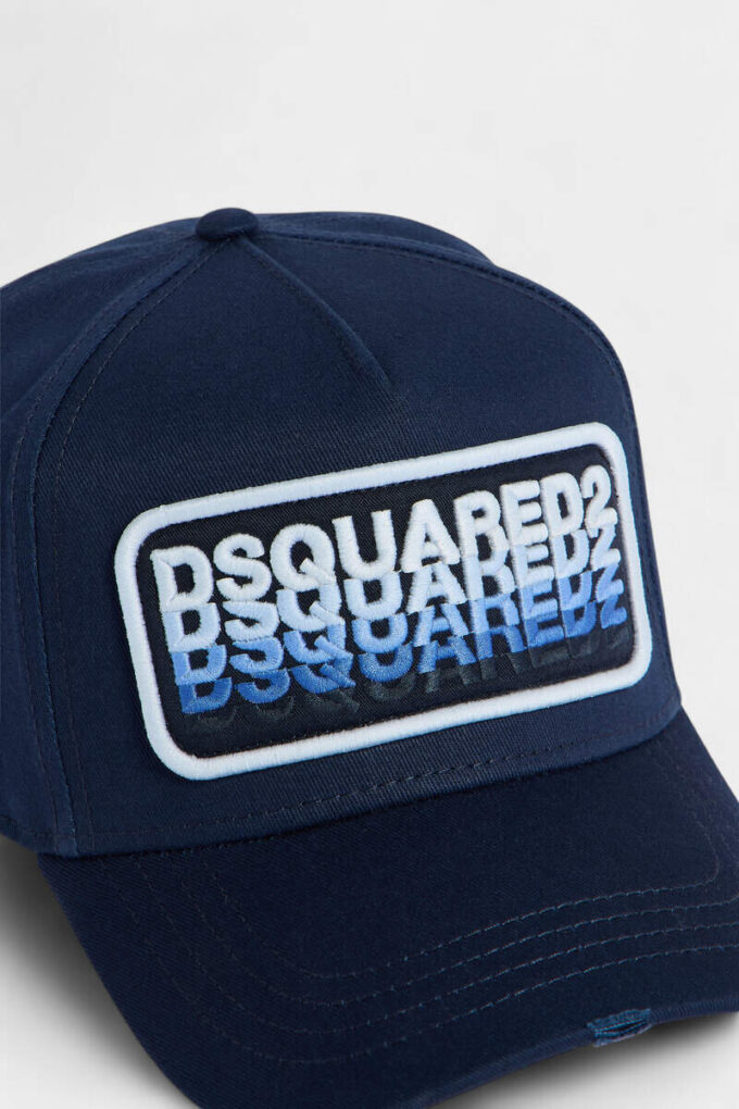 Cappellino da baseball con toppa con logo Dsquared2 Cappellino da baseball con toppa con logo Dsquared2