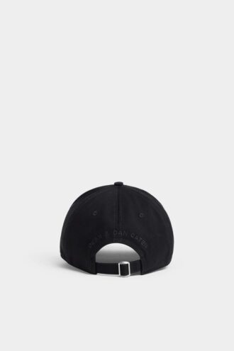 Cappellino da baseball nero intenso Cappellino da baseball nero intenso