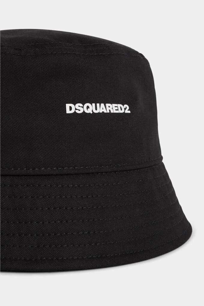 Cappello a secchiello Dsquared2 con mini logo Cappello a secchiello Dsquared2 con mini logo