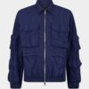Cappotto cargo in nylon tinto Cappotto cargo in nylon tinto