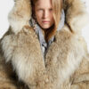 Cappotto in pelliccia sintetica color coyote Cappotto in pelliccia sintetica color coyote