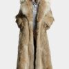 Cappotto in pelliccia sintetica color coyote Cappotto in pelliccia sintetica color coyote