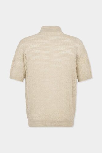 Cardigan in maglia traforata