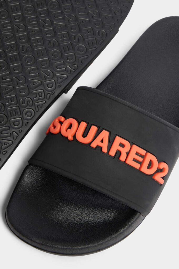 Ciabatte con logo Dsquared2 Ciabatte con logo Dsquared2
