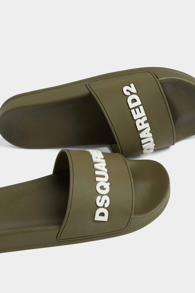 Ciabatte con logo Dsquared2 Ciabatte con logo Dsquared2