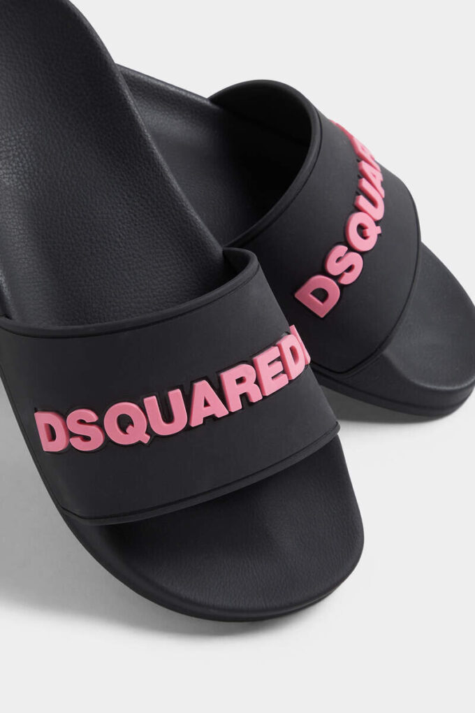 Ciabatte con logo Dsquared2 Ciabatte con logo Dsquared2