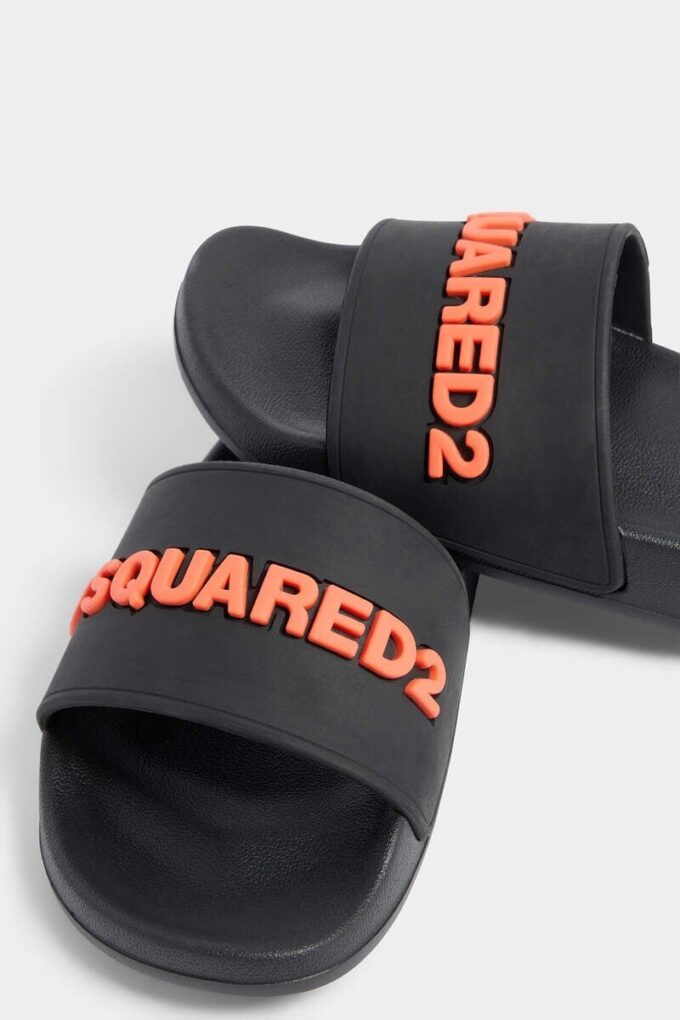 Ciabatte con logo Dsquared2 Ciabatte con logo Dsquared2