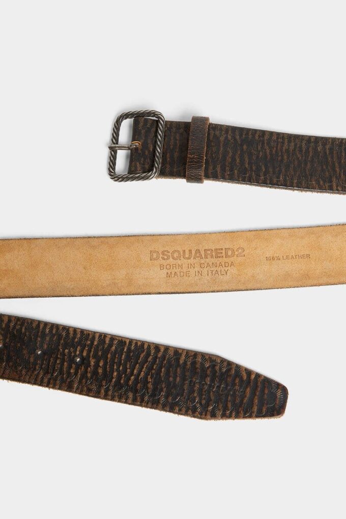 Cintura con fibbia vintage smerlata