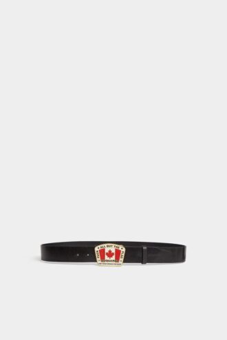 Cintura con placca bandiera canadese