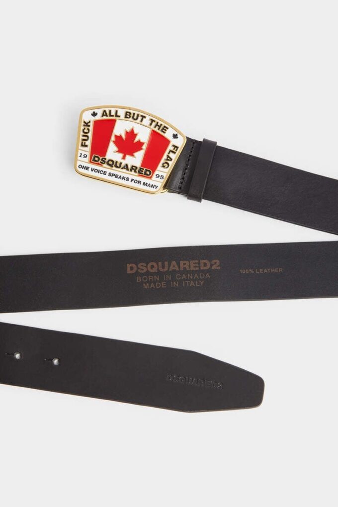 Cintura con placca bandiera canadese Cintura con placca bandiera canadese