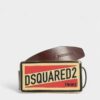 Cintura con placca con logo Dsquared2 Cintura con placca con logo Dsquared2