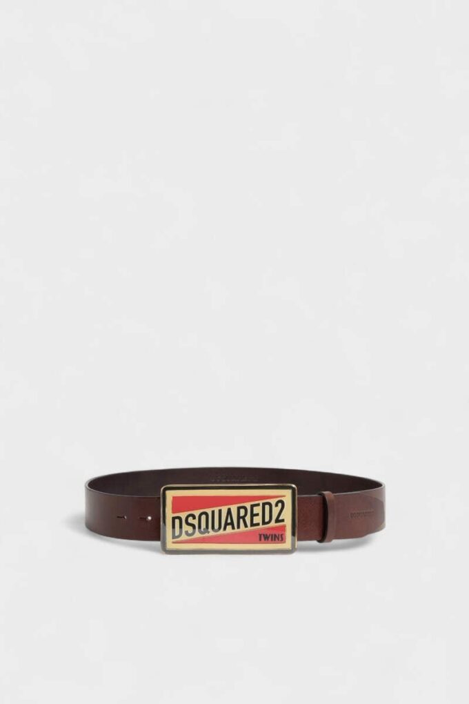 Cintura con placca con logo Dsquared2 Cintura con placca con logo Dsquared2