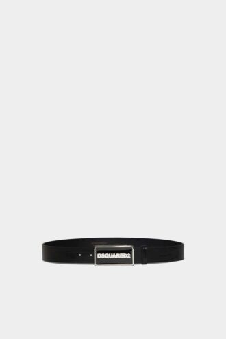 Cintura con placca con logo Dsquared2