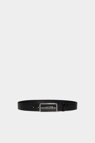 Cintura con placca con logo Dsquared2