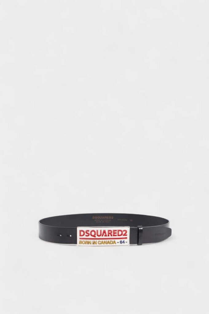 Cintura con placca con logo Dsquared2 Cintura con placca con logo Dsquared2