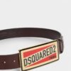 Cintura con placca con logo Dsquared2 Cintura con placca con logo Dsquared2