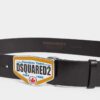Cintura con placca con logo Dsquared2 Cintura con placca con logo Dsquared2