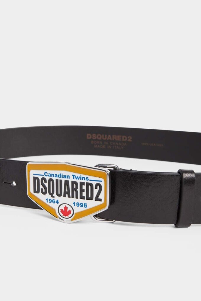 Cintura con placca con logo Dsquared2 Cintura con placca con logo Dsquared2