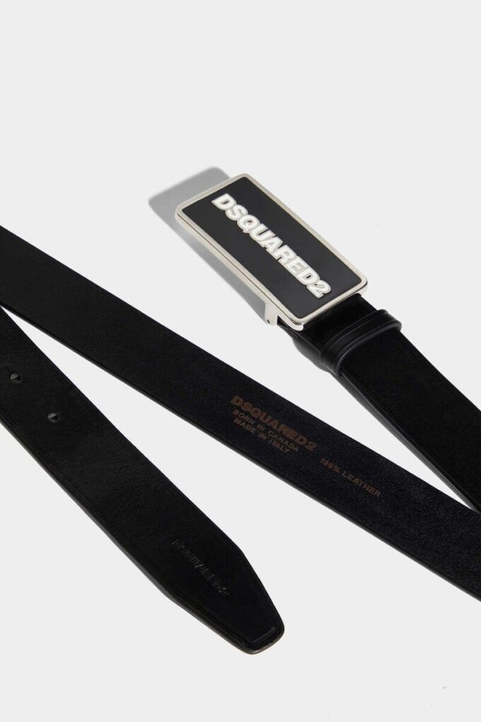 Cintura con placca con logo Dsquared2 Cintura con placca con logo Dsquared2