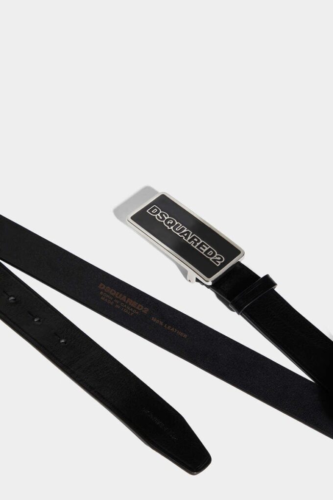 Cintura con placca con logo Dsquared2 Cintura con placca con logo Dsquared2