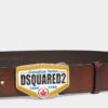 Cintura con placca con logo Dsquared2 Cintura con placca con logo Dsquared2