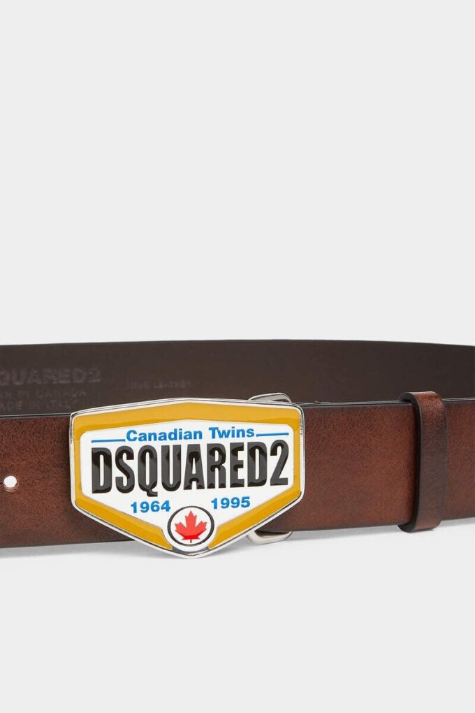 Cintura con placca con logo Dsquared2 Cintura con placca con logo Dsquared2