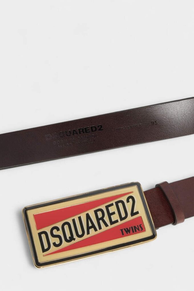 Cintura con placca con logo Dsquared2 Cintura con placca con logo Dsquared2