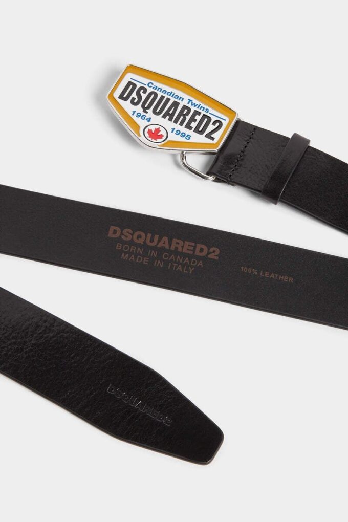 Cintura con placca con logo Dsquared2 Cintura con placca con logo Dsquared2