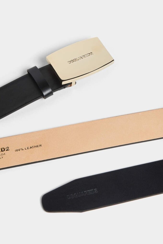 Cintura con placca con logo Dsquared2 Cintura con placca con logo Dsquared2