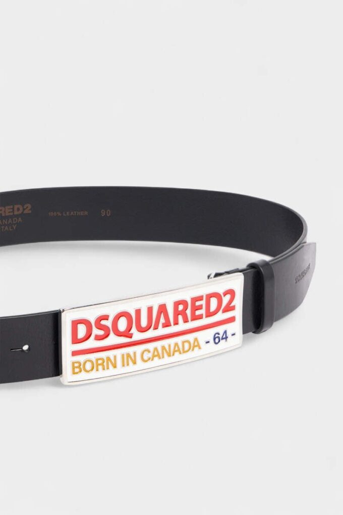 Cintura con placca con logo Dsquared2 Cintura con placca con logo Dsquared2