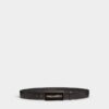 Cintura Dsquared2 con placca con logo tono su tono Cintura Dsquared2 con placca con logo tono su tono