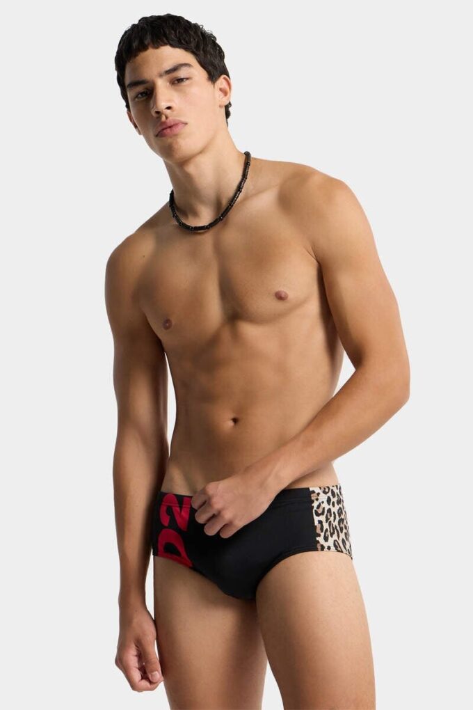 Costume da bagno con logo Dsquared2 Costume da bagno con logo Dsquared2